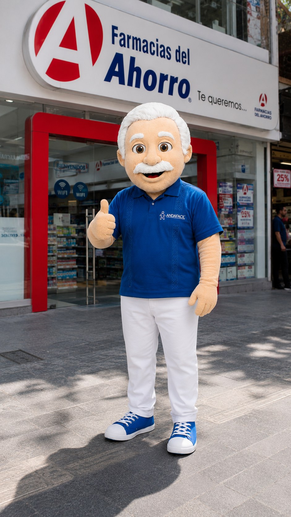 Don Andy presenta ANDAFACIL en Farmacias del Ahorro